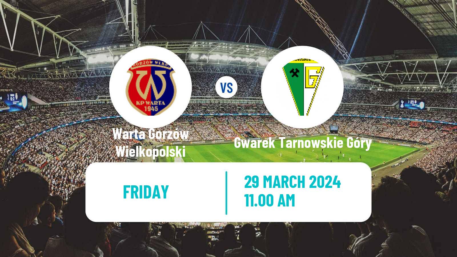Football Polish Division 3 - Group III Warta Gorzów Wielkopolski - Gwarek Tarnowskie Góry
