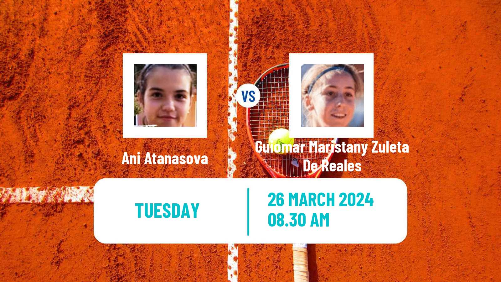 Tennis ITF W35 Terrassa Women Ani Atanasova - Guiomar Maristany Zuleta De Reales