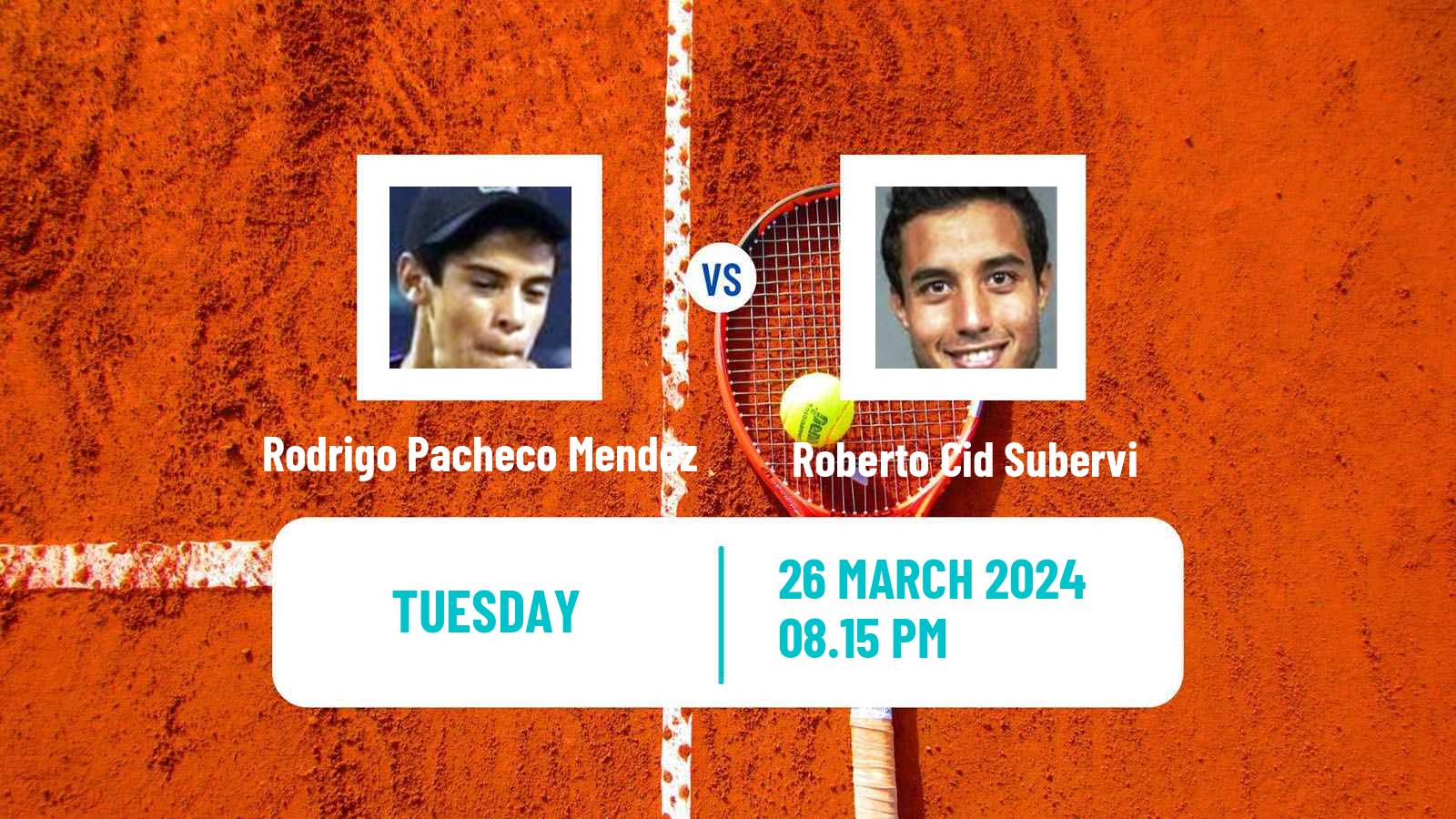 Tennis San Luis Potosi Challenger Men Rodrigo Pacheco Mendez - Roberto Cid Subervi