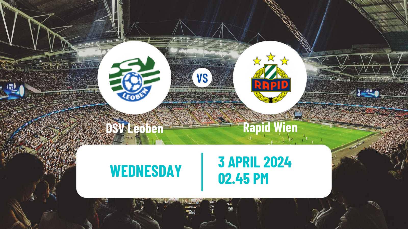 Soccer Austrian OFB Cup Leoben - Rapid Wien