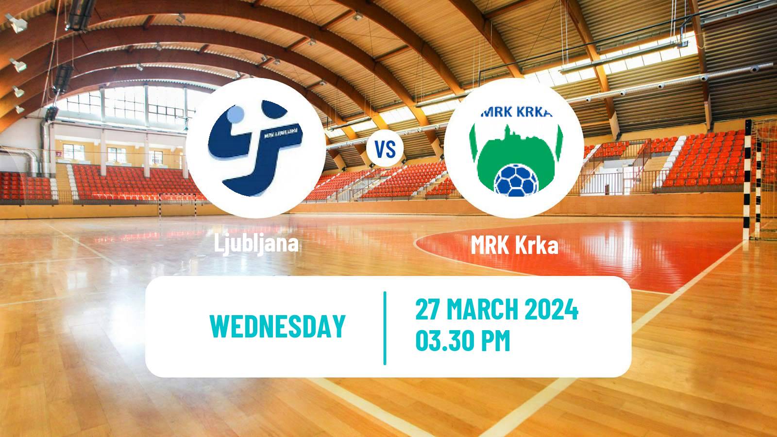 Handball Slovenian 1 NLB Liga Handball Ljubljana - Krka