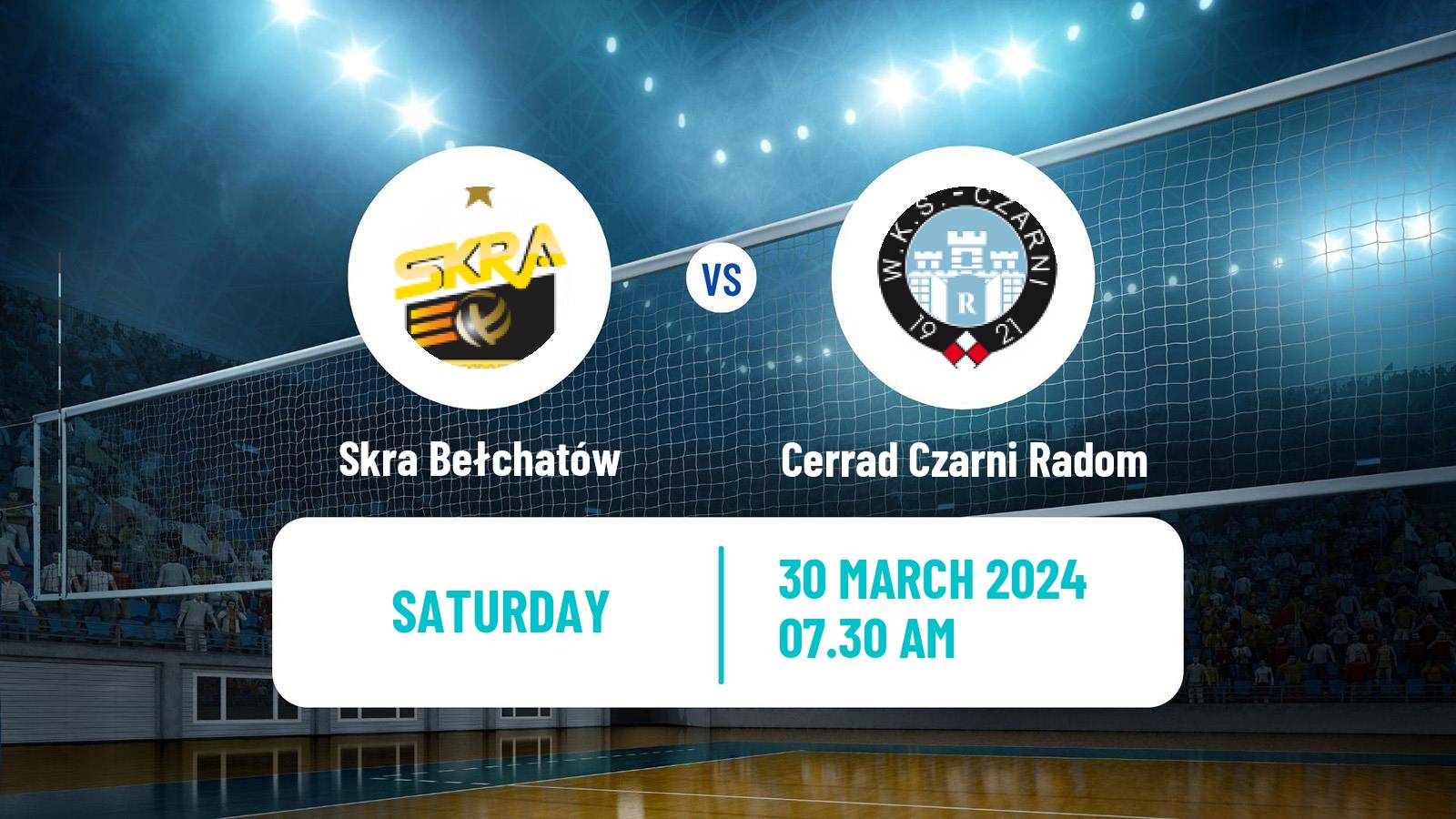 Volleyball Polish PlusLiga Skra Bełchatów - Cerrad Czarni Radom