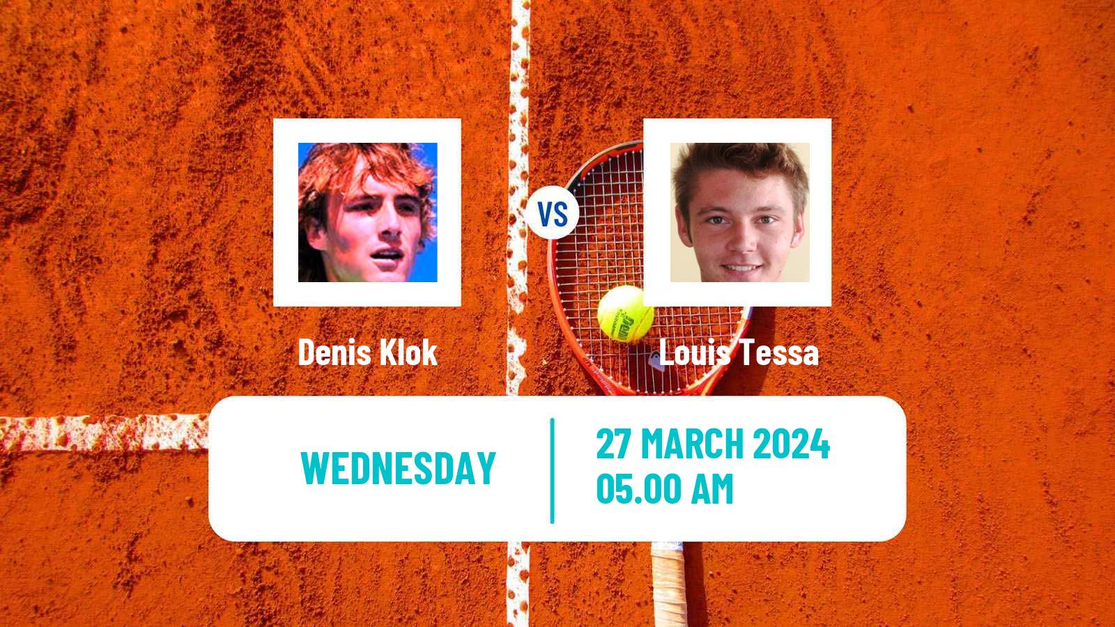 Tennis ITF M15 Antalya 8 Men Denis Klok - Louis Tessa