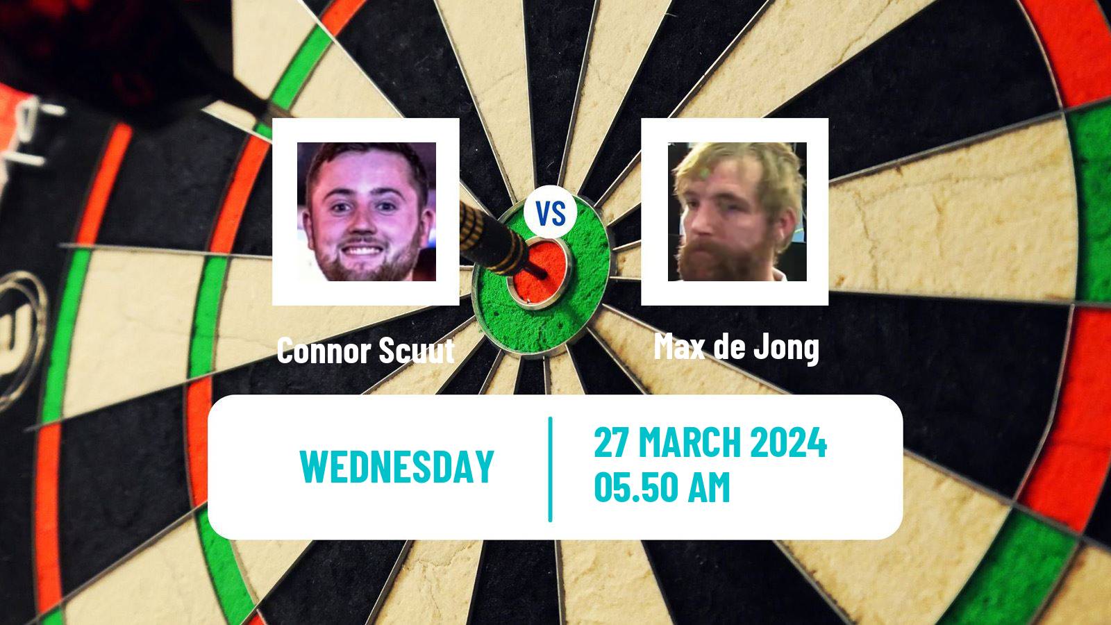 Darts Modus Super Series Connor Scuut - Max de Jong