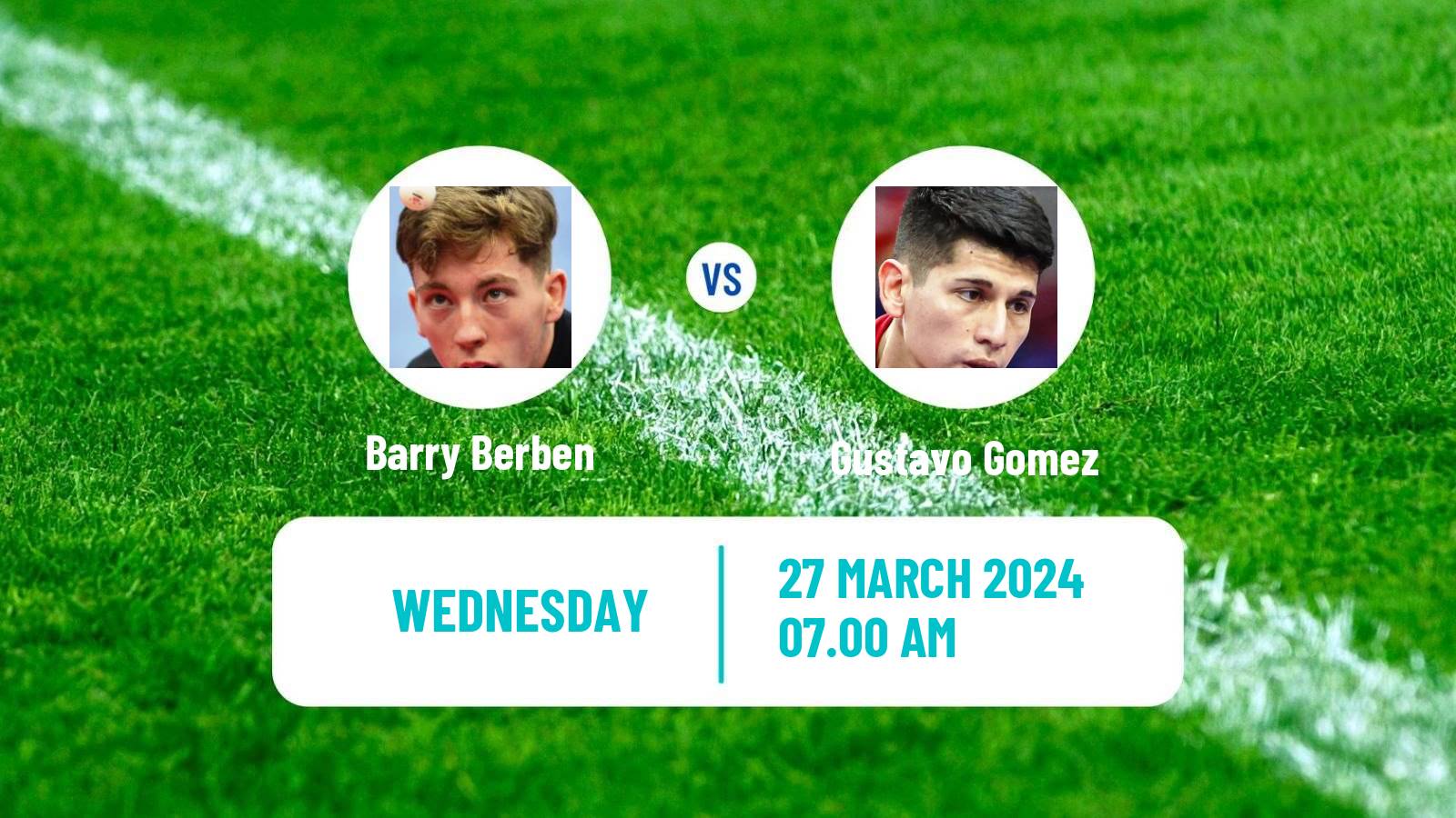 Table tennis Tt Star Series Men Barry Berben - Gustavo Gomez