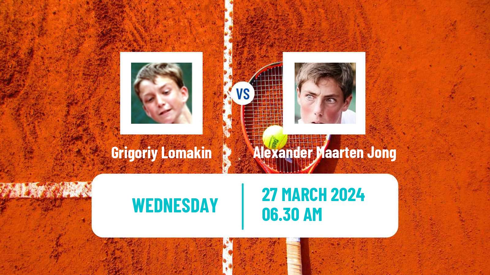 Tennis ITF M15 Sharm Elsheikh 9 Men Grigoriy Lomakin - Alexander Maarten Jong