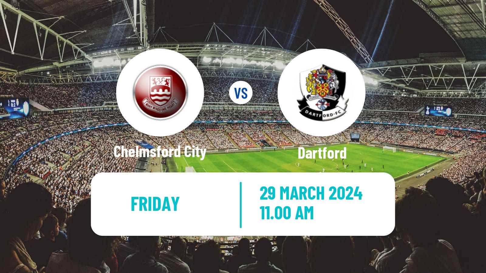 Soccer English National League South Chelmsford City - Dartford
