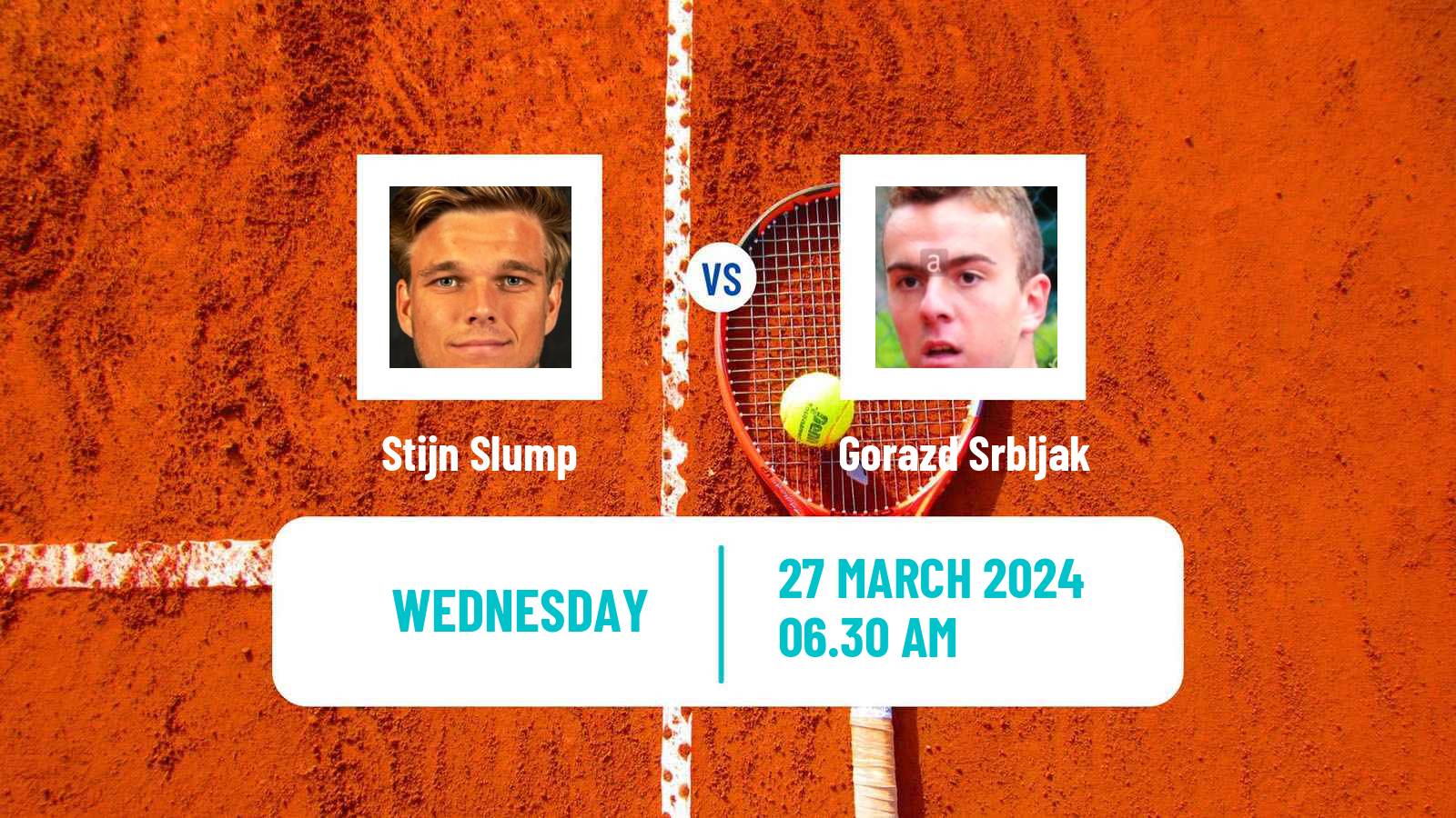 Tennis ITF M15 Antalya 8 Men Stijn Slump - Gorazd Srbljak