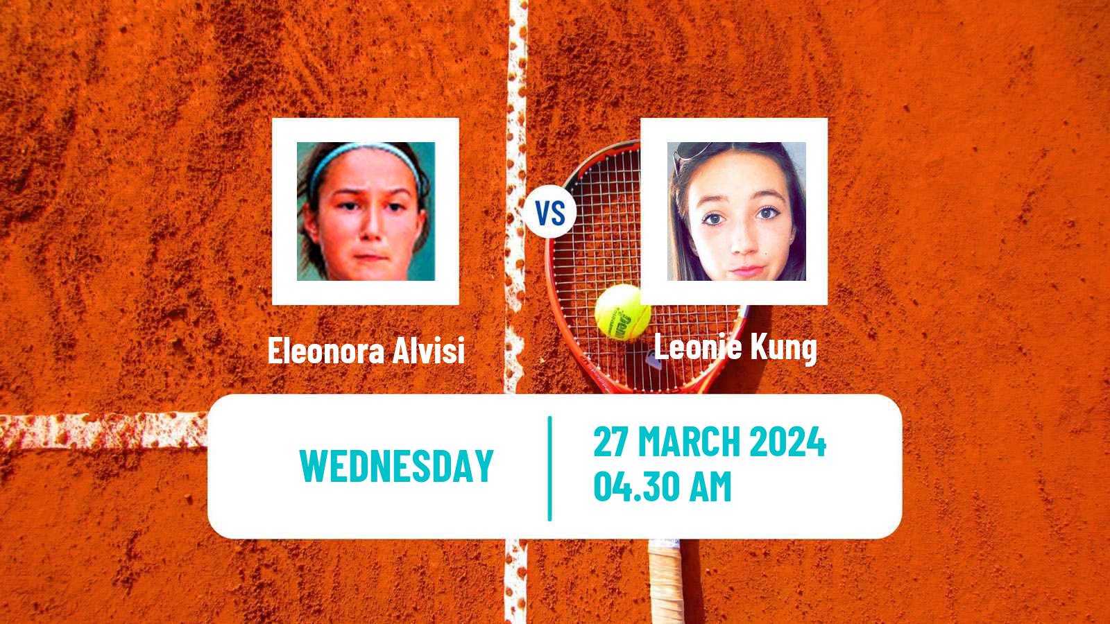 Tennis ITF W35 Santa Margherita Di Pula Women Eleonora Alvisi - Leonie Kung