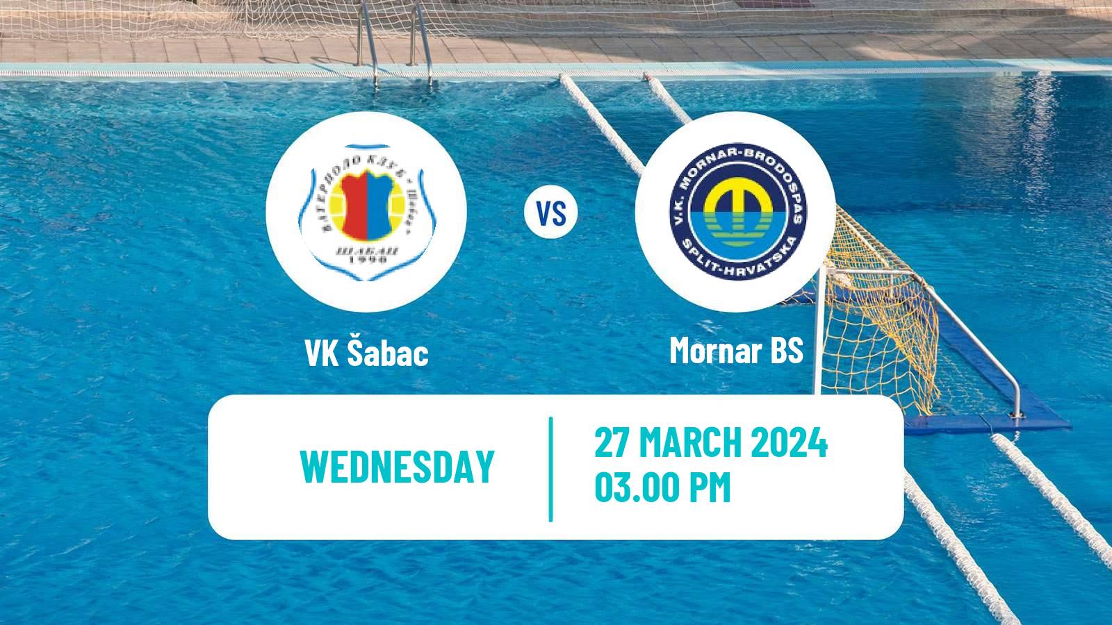 Water polo Regional League Water Polo Šabac - Mornar BS