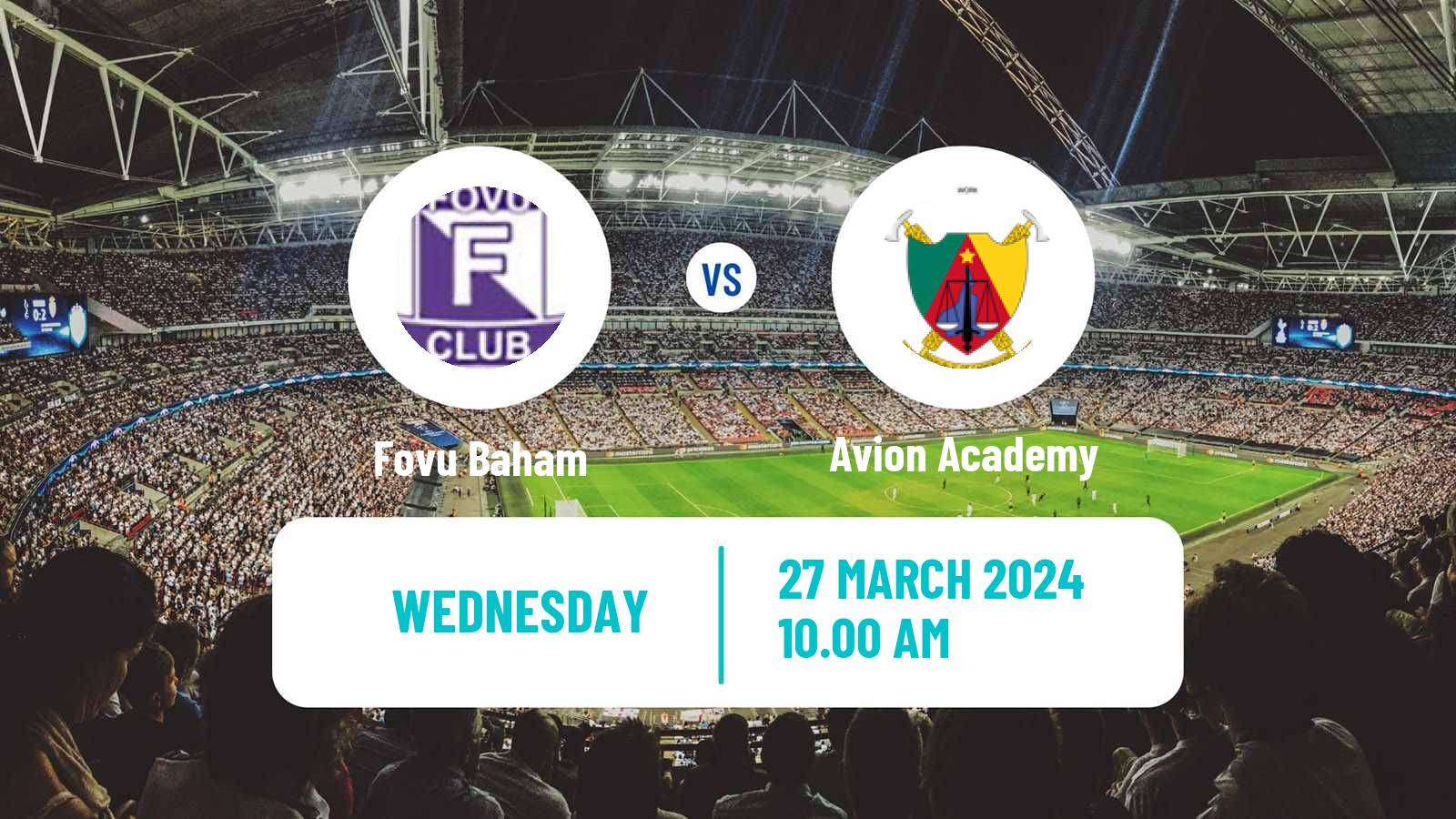 Soccer Cameroon Elite One Fovu Baham - Avion Academy