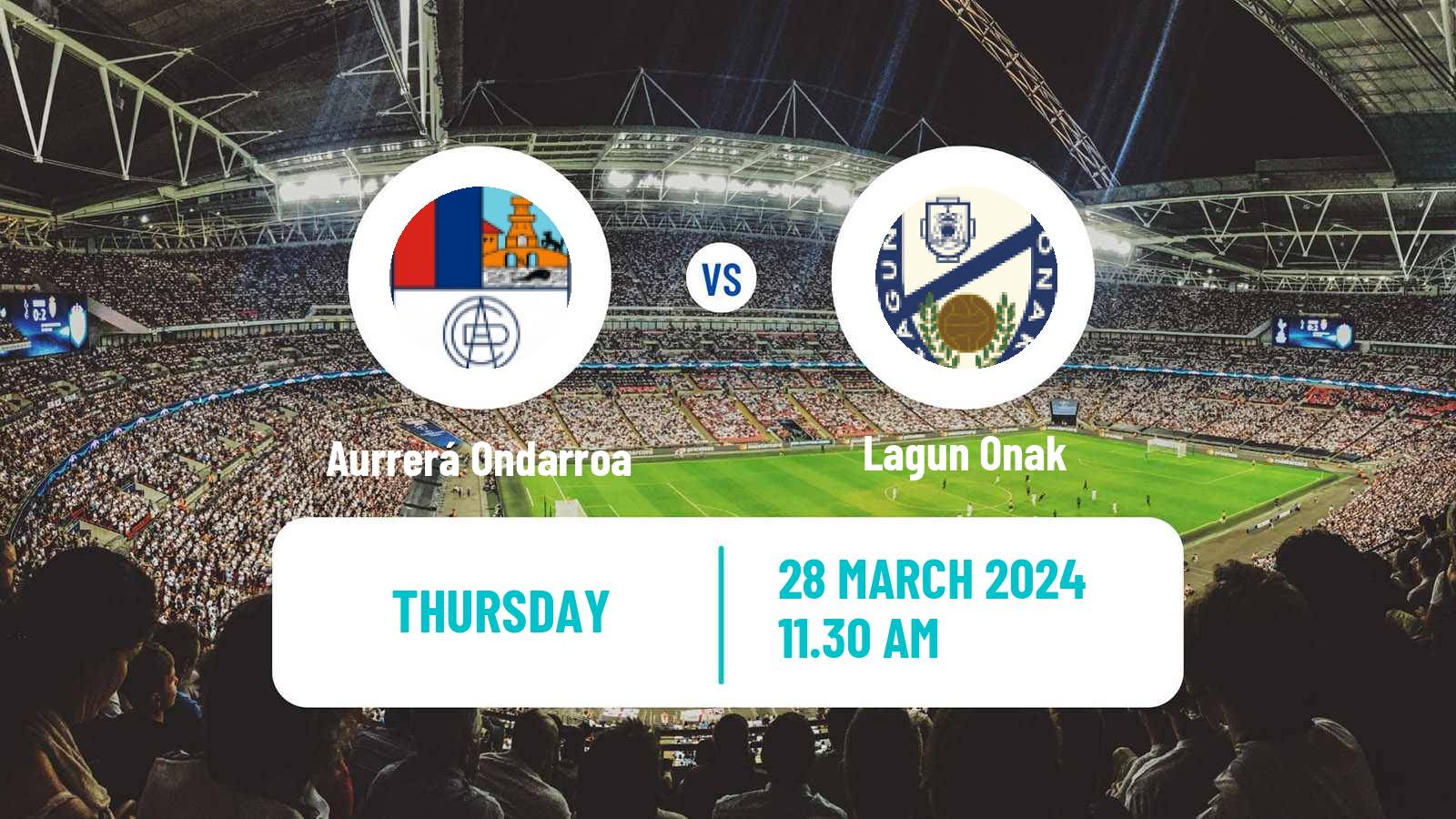 Soccer Spanish Tercera RFEF - Group 4 Aurrerá Ondarroa - Lagun Onak