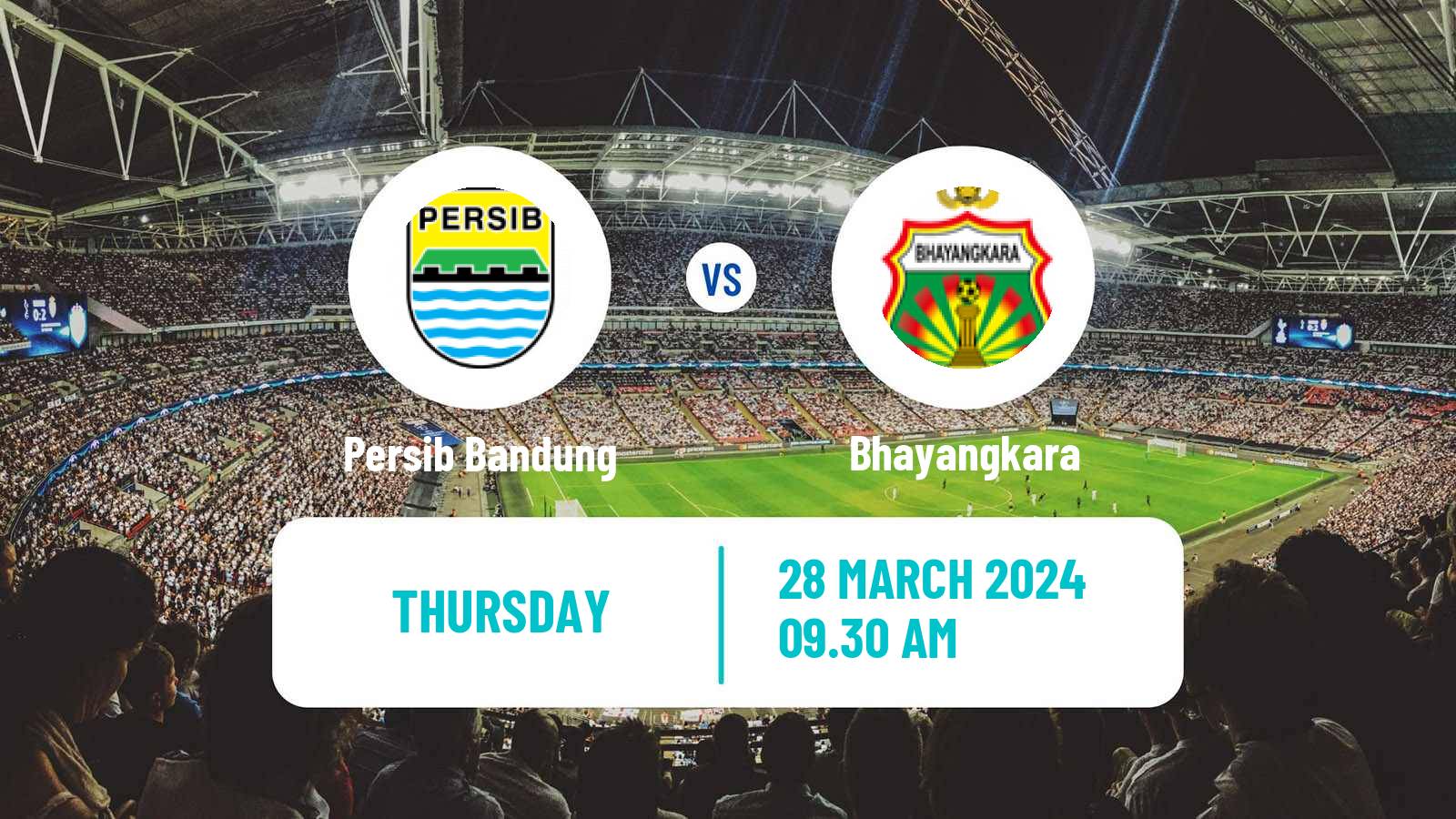 Soccer Indonesian Liga 1 Persib Bandung - Bhayangkara
