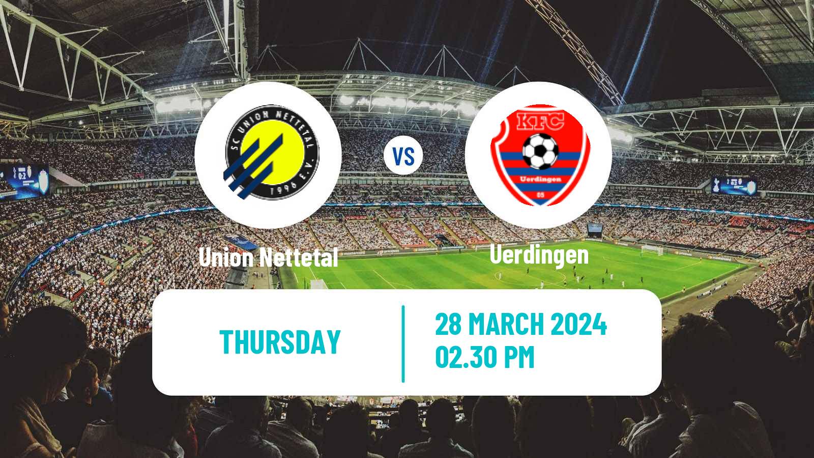 Soccer German Oberliga Niederrhein Union Nettetal - Uerdingen