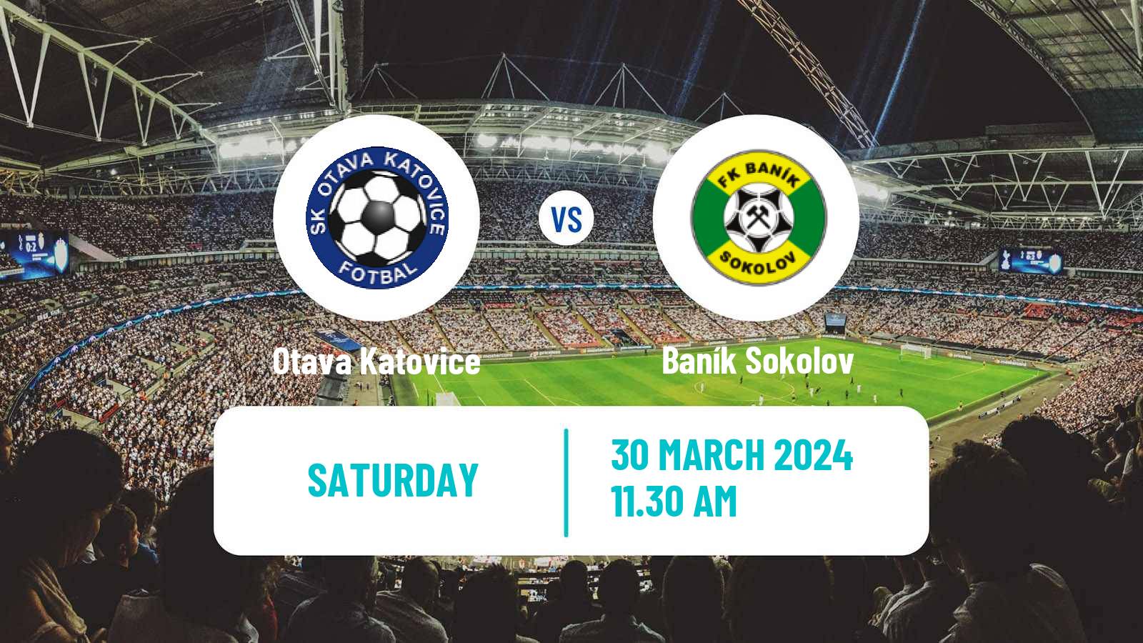 Soccer Czech Division A Otava Katovice - Baník Sokolov