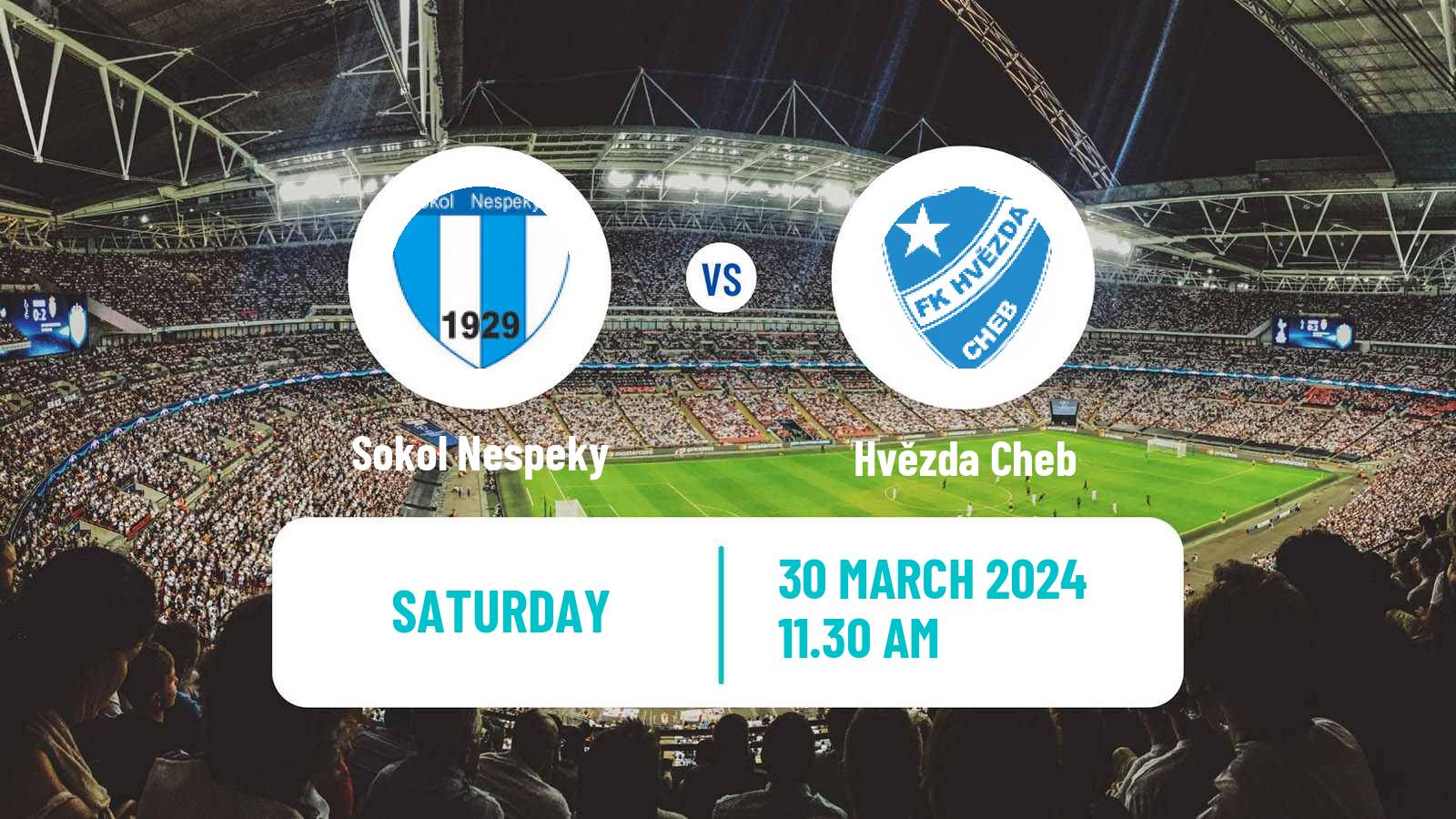 Soccer Czech Division B Sokol Nespeky - Hvězda Cheb