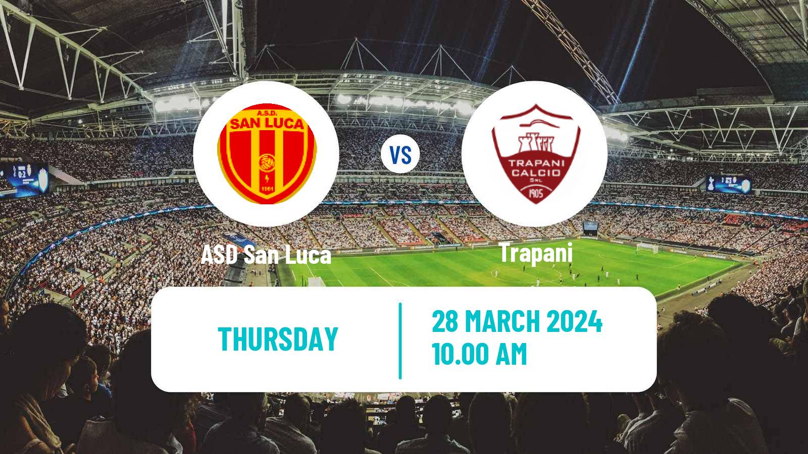 Soccer Italian Serie D - Group I San Luca - Trapani