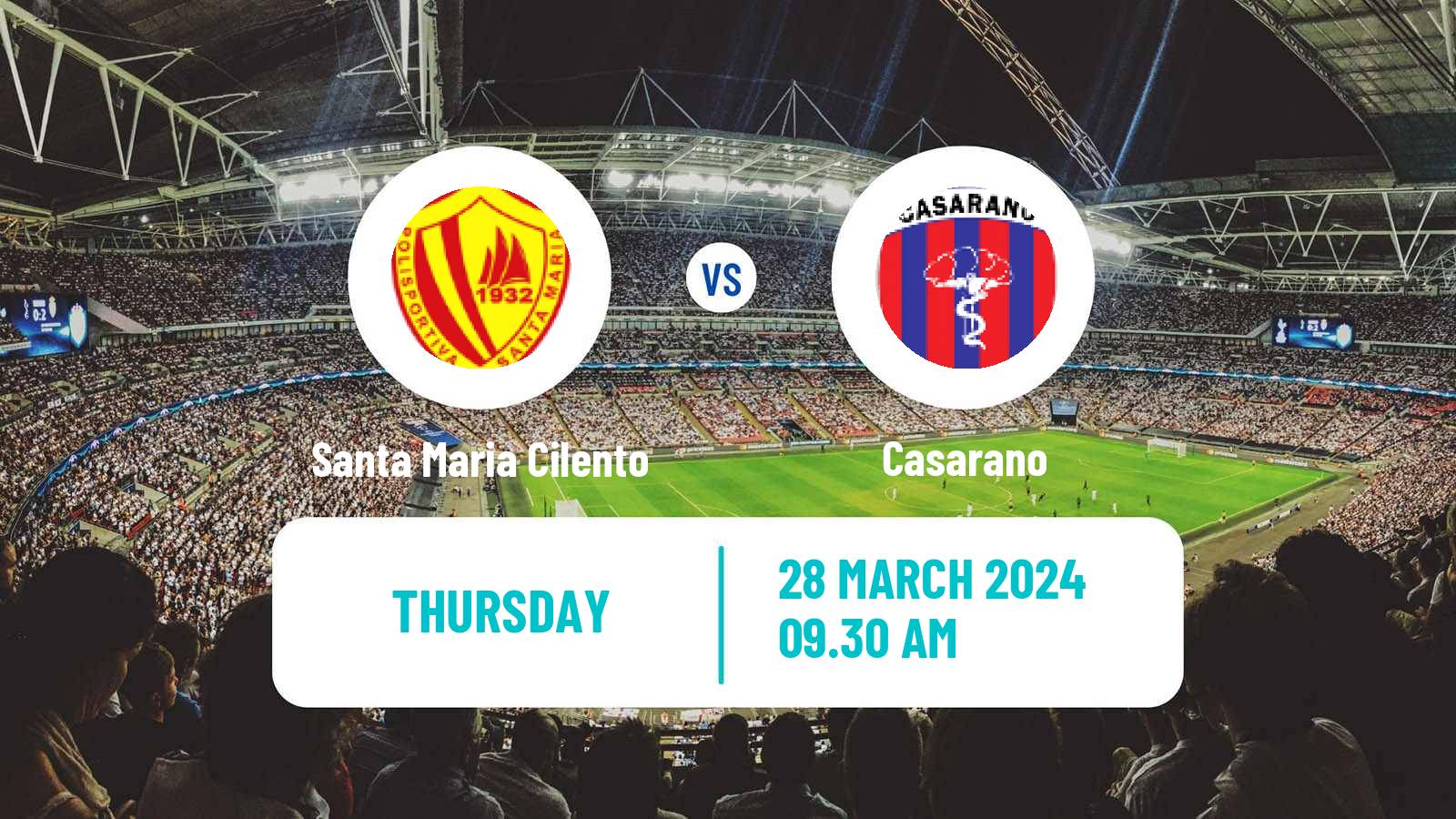 Soccer Italian Serie D - Group H Santa Maria Cilento - Casarano