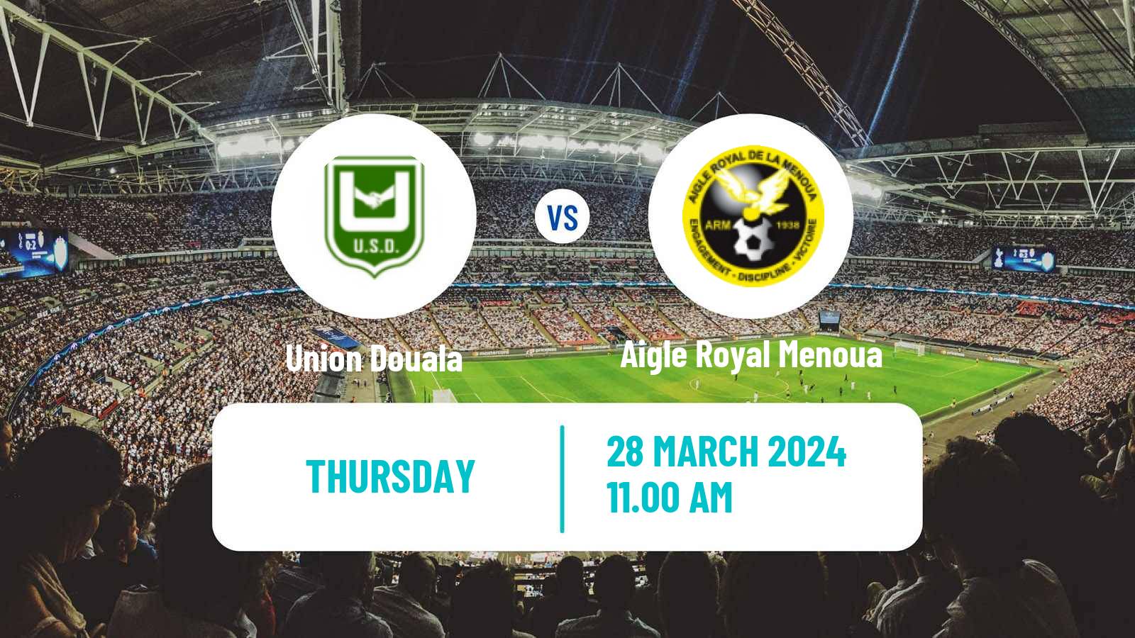 Soccer Cameroon Elite One Union Douala - Aigle Royal Menoua