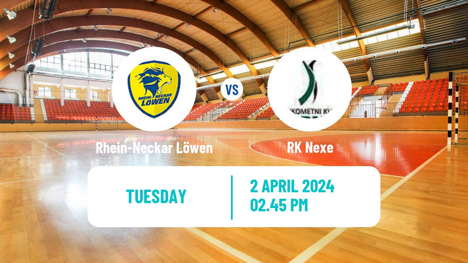 Handball EHF European League Rhein-Neckar Löwen - Nexe