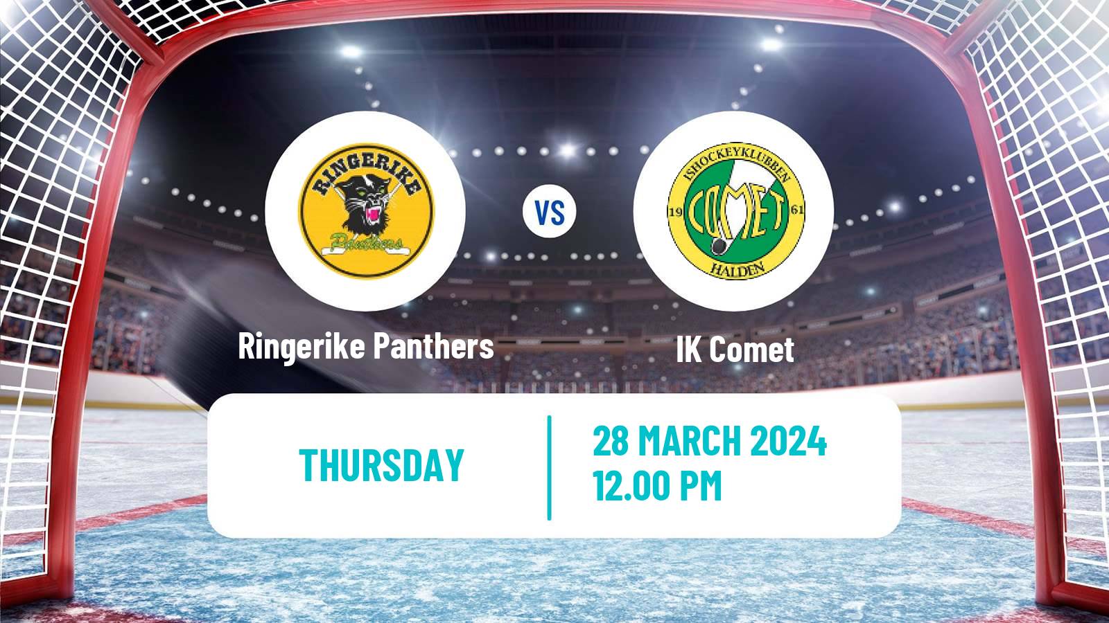 Hockey Norwegian Ligaen Hockey Ringerike Panthers - Comet