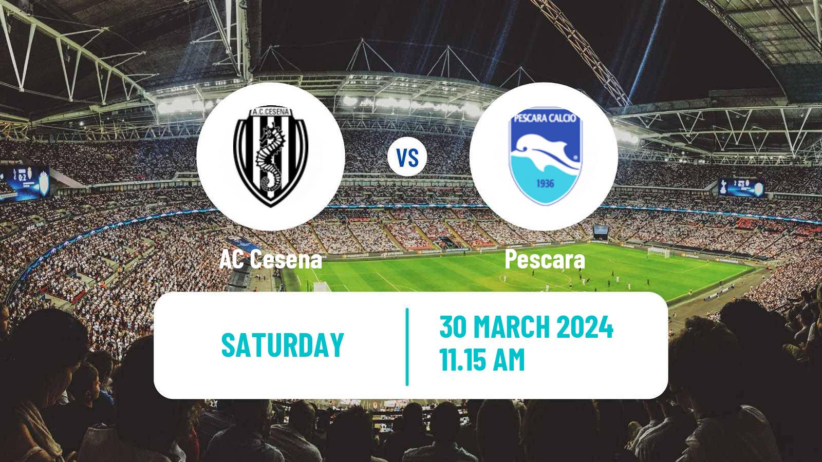 Soccer Italian Serie C Group B Cesena - Pescara
