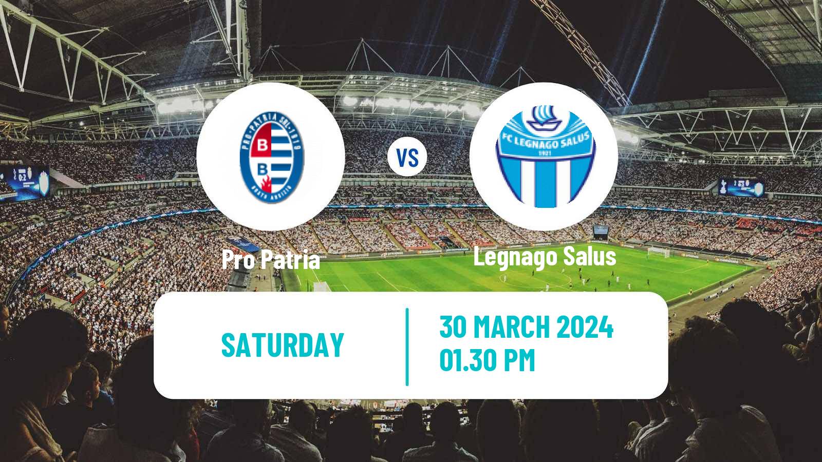 Soccer Italian Serie C Group A Pro Patria - Legnago Salus