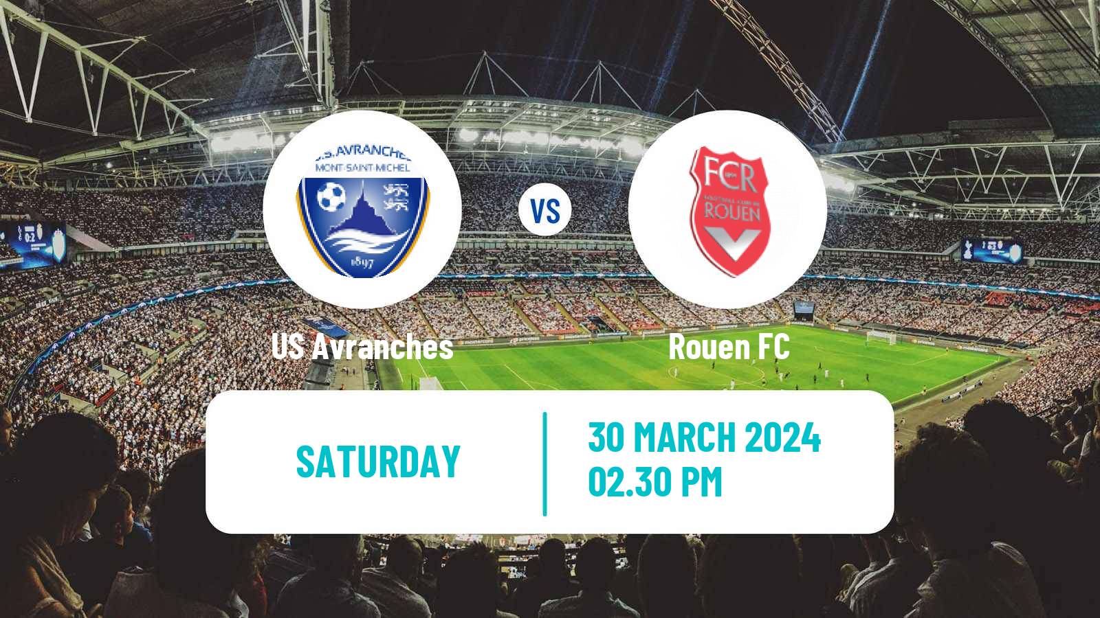 Soccer French National League Avranches - Rouen FC
