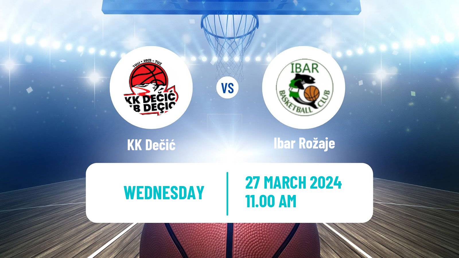 Basketball Montenegrin Prva A Liga Basketball Dečić - Ibar Rožaje