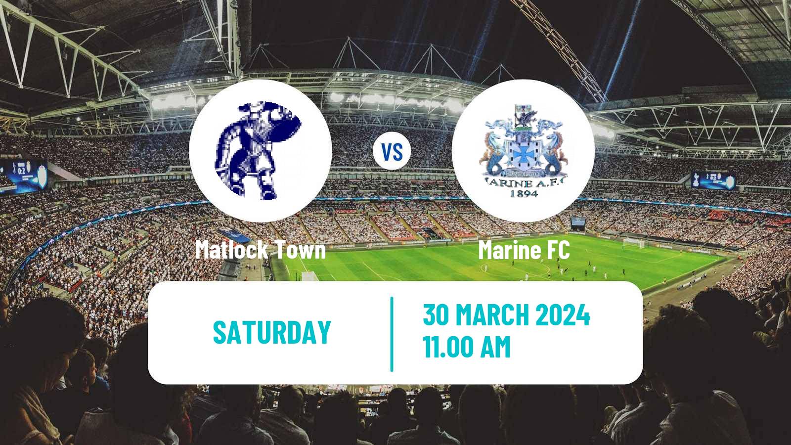 Soccer English NPL Premier Division Matlock Town - Marine