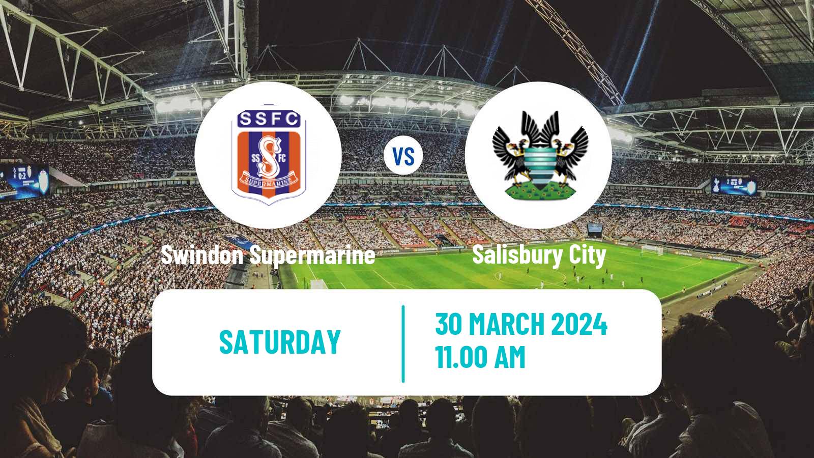 Soccer English Southern League South Division Swindon Supermarine - Salisbury