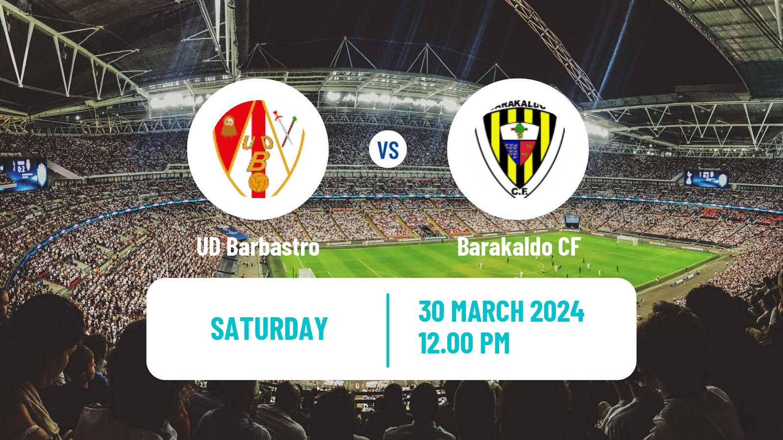 Soccer Spanish Segunda RFEF - Group 2 Barbastro - Barakaldo