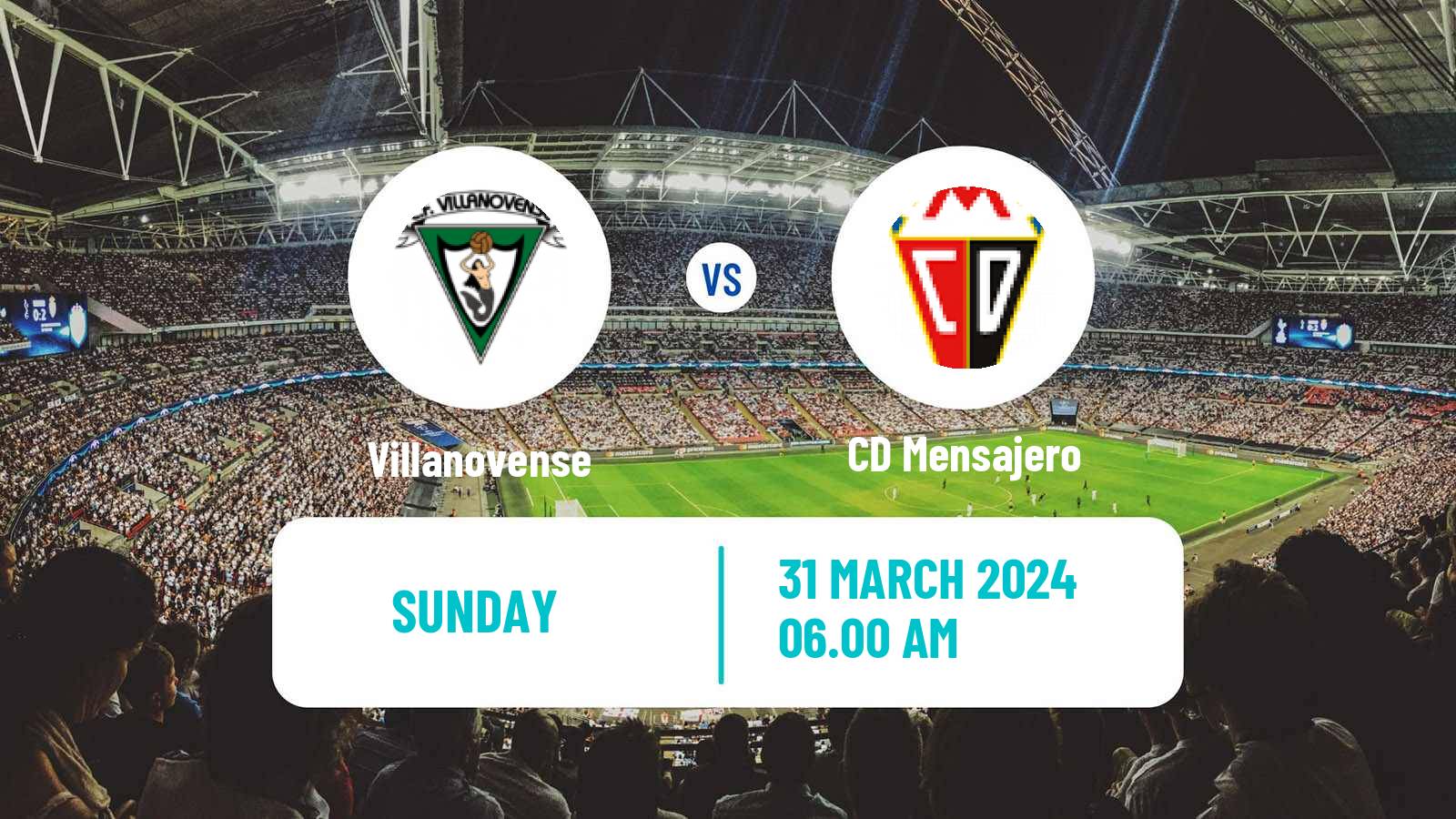 Soccer Spanish Segunda RFEF - Group 5 Villanovense - Mensajero