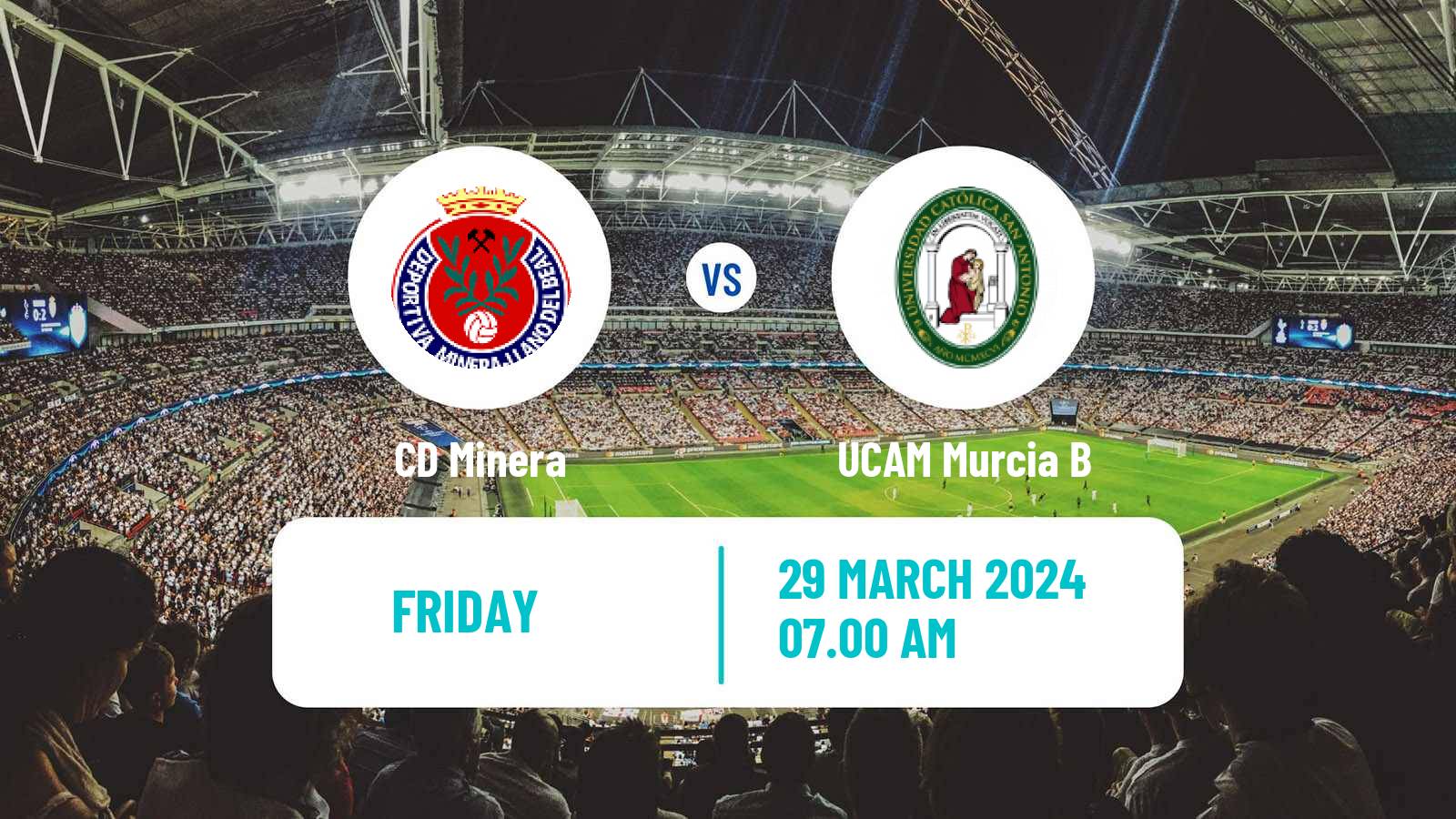 Soccer Spanish Tercera RFEF - Group 13 Minera - UCAM Murcia B