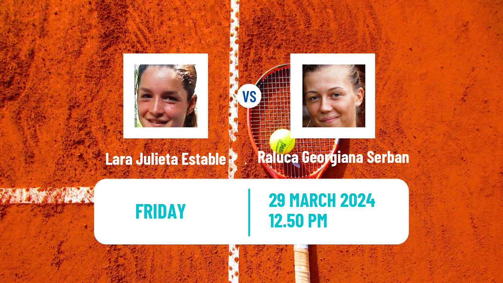 Tennis ITF W50 Sao Paulo Women Lara Julieta Estable - Raluca Georgiana Serban