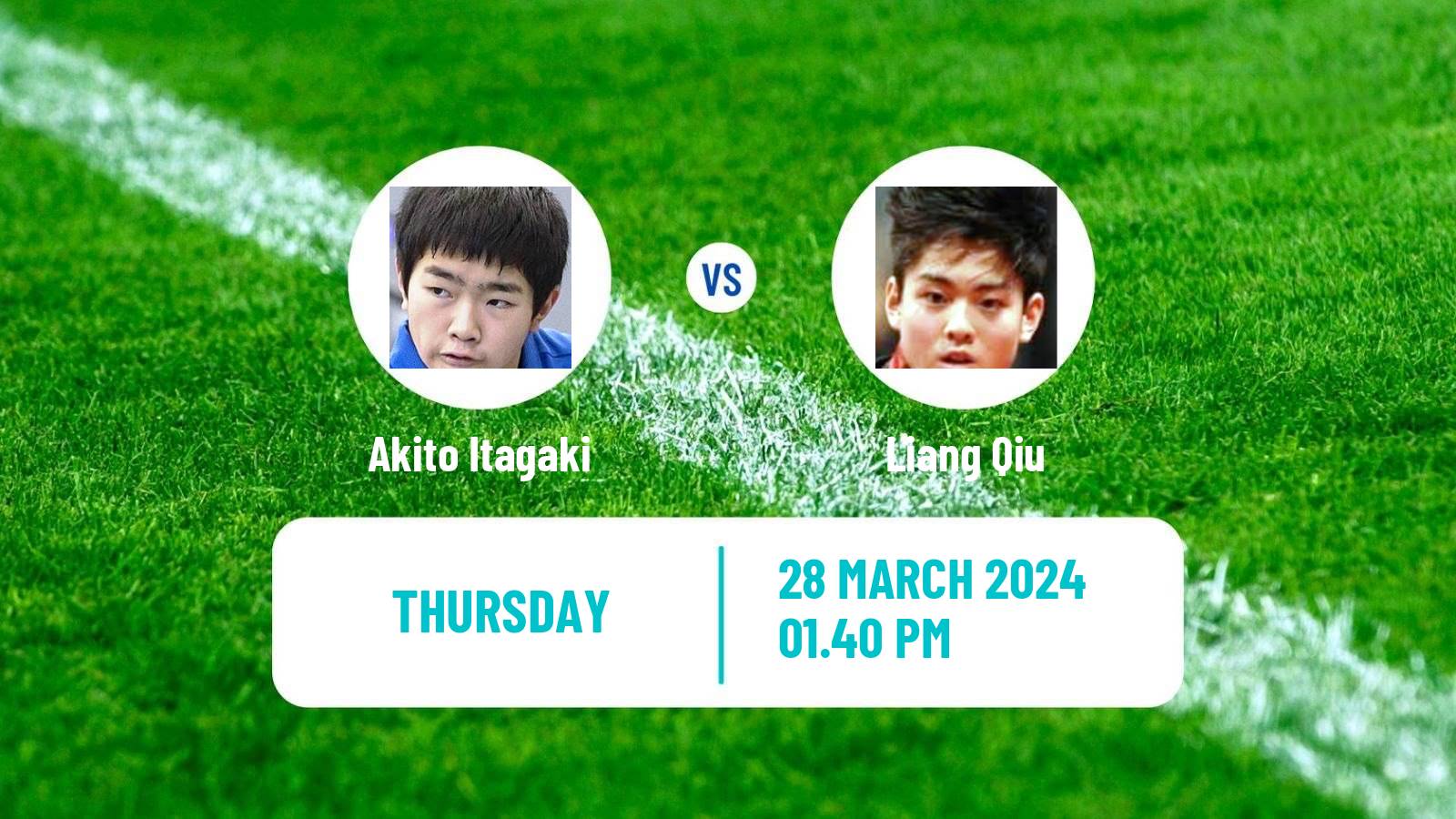 Table tennis Challenger Series Men Akito Itagaki - Liang Qiu
