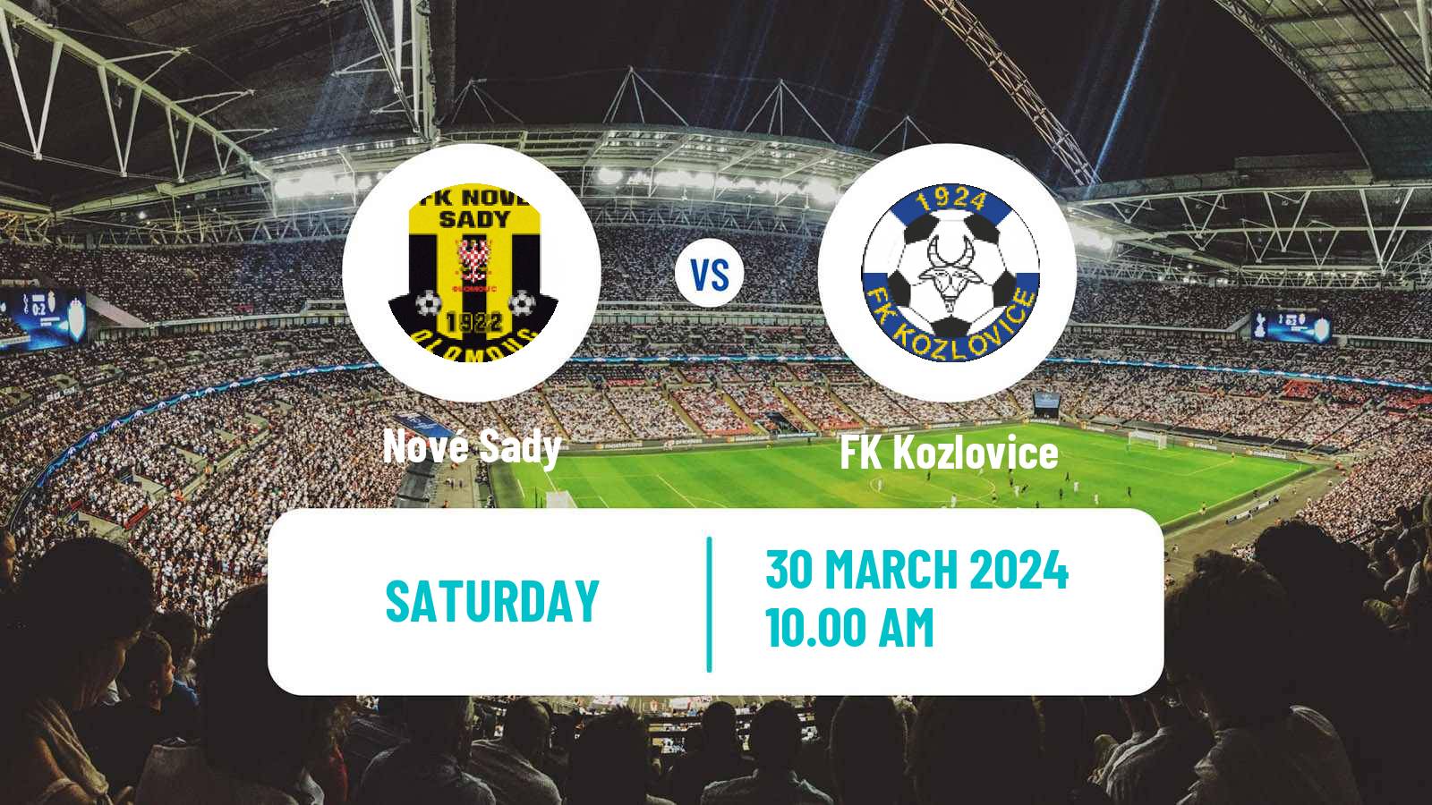 Soccer Czech Division E Nové Sady - Kozlovice