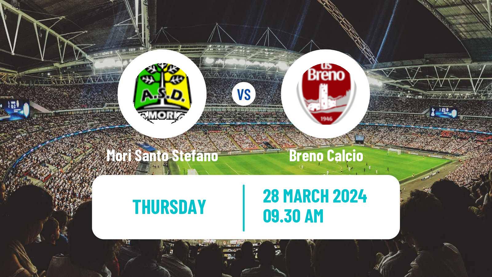 Soccer Italian Serie D - Group C Mori Santo Stefano - Breno