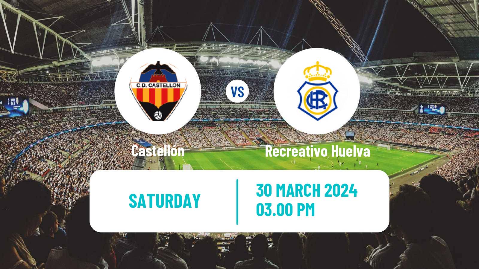 Football Spanish Primera RFEF Group 2 Castellón - Recreativo Huelva