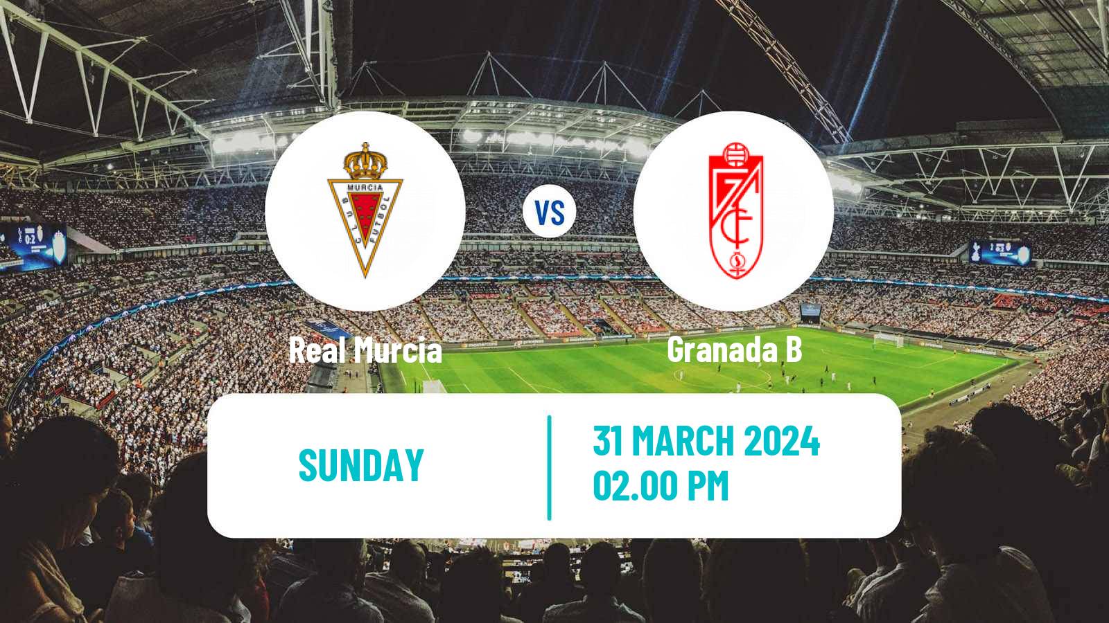 Soccer Spanish Primera RFEF Group 2 Real Murcia - Granada B