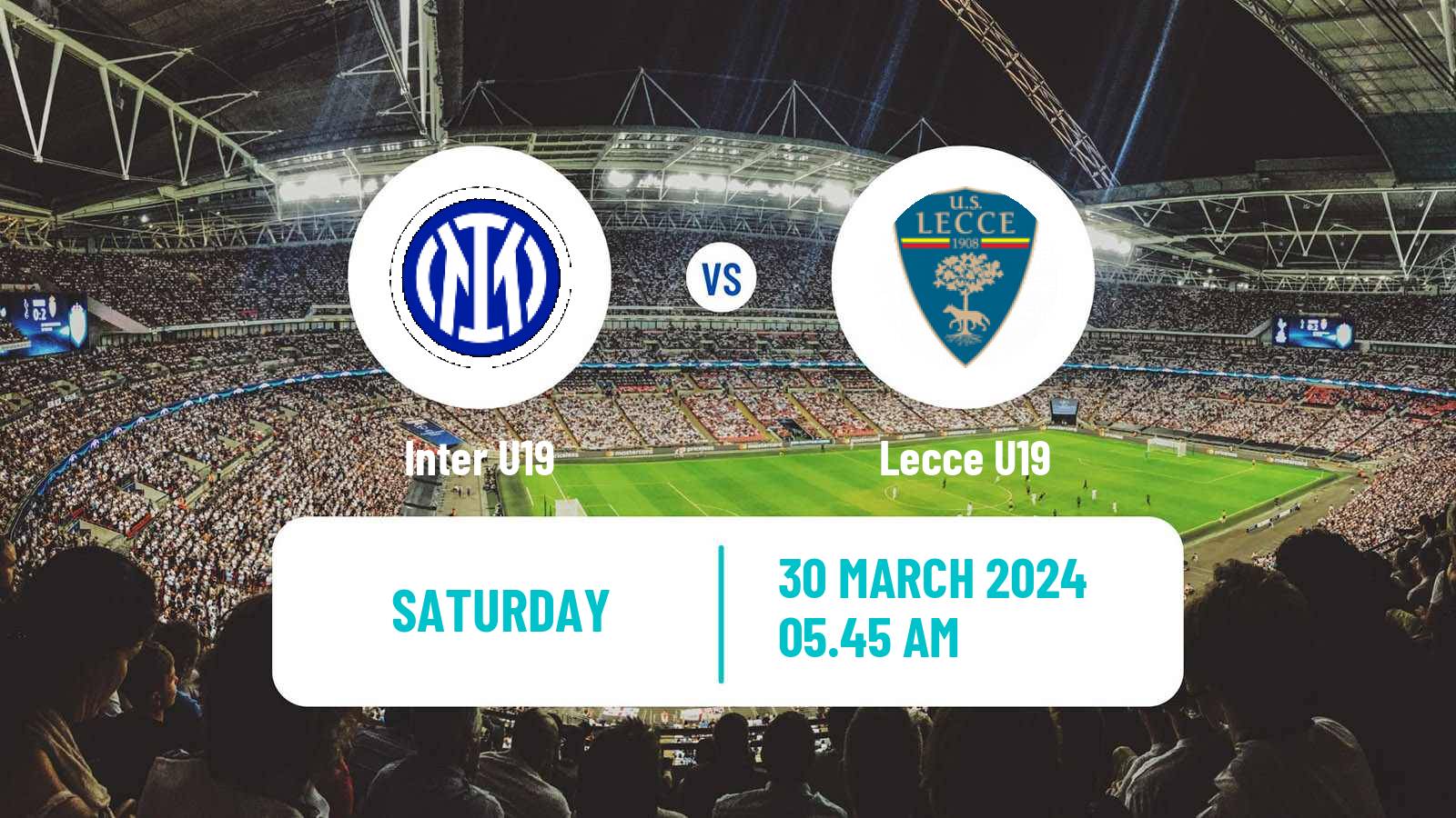 Soccer Italian Primavera 1 Inter U19 - Lecce U19