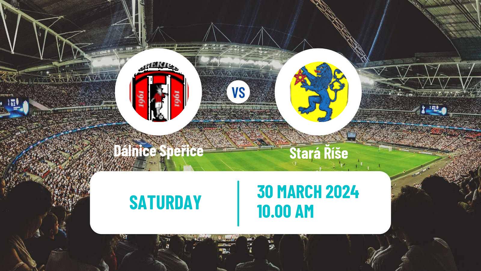 Soccer Czech Division D Dálnice Speřice - Stará Říše