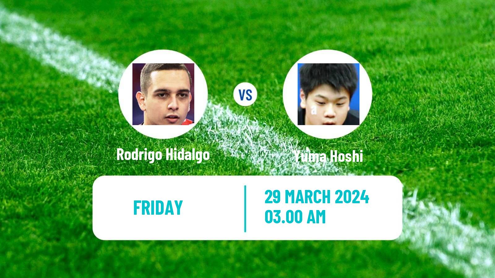 Table tennis Tt Star Series Men Rodrigo Hidalgo - Yuma Hoshi