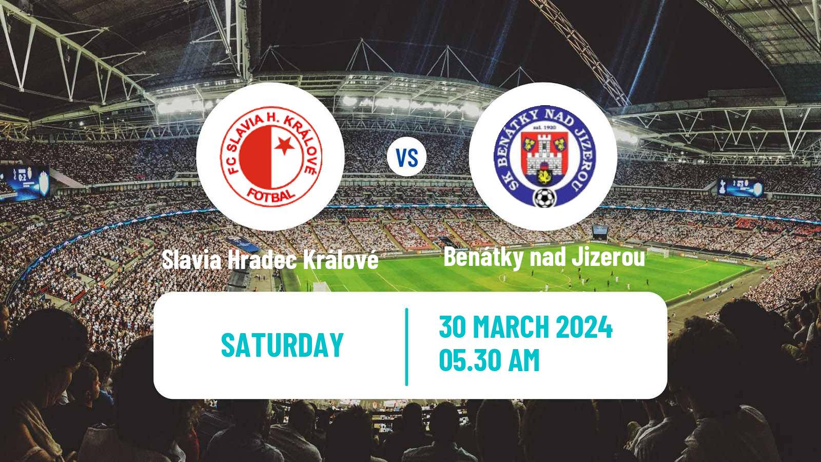 Soccer Czech Division C Slavia Hradec Králové - Benátky nad Jizerou