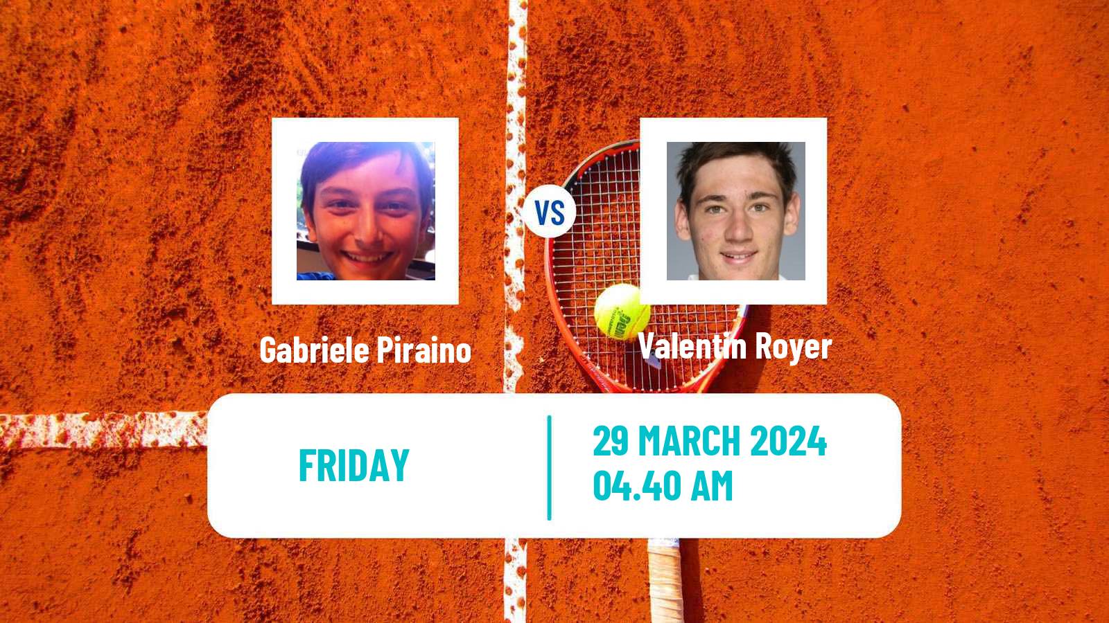 Tennis ITF M25 Santa Margherita Di Pula Men Gabriele Piraino - Valentin Royer