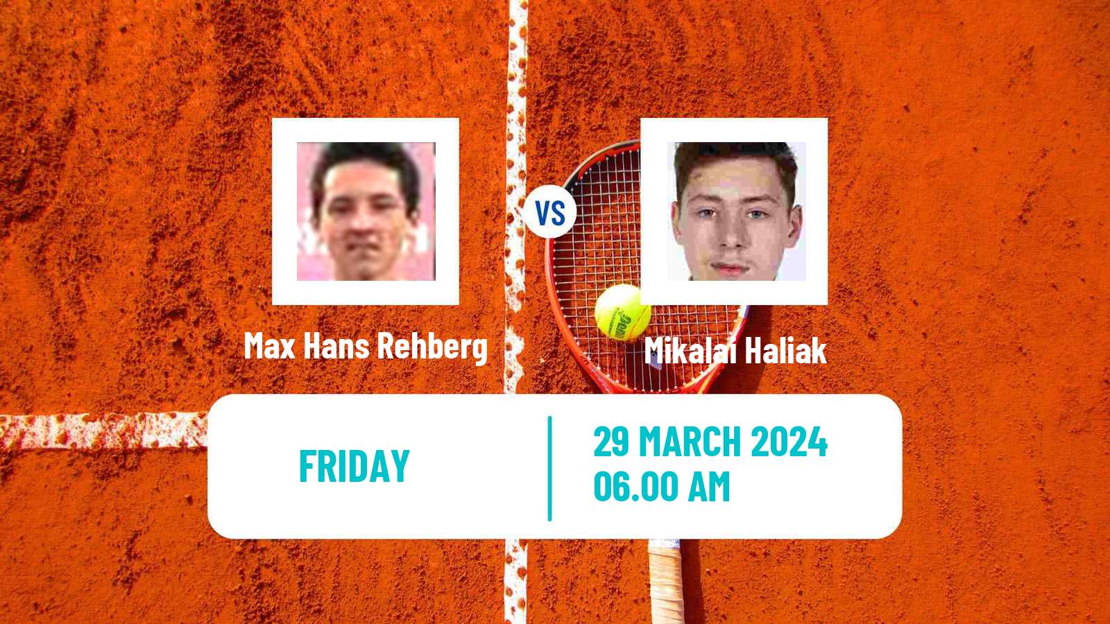 Tennis ITF M25 Trnava Men Max Hans Rehberg - Mikalai Haliak