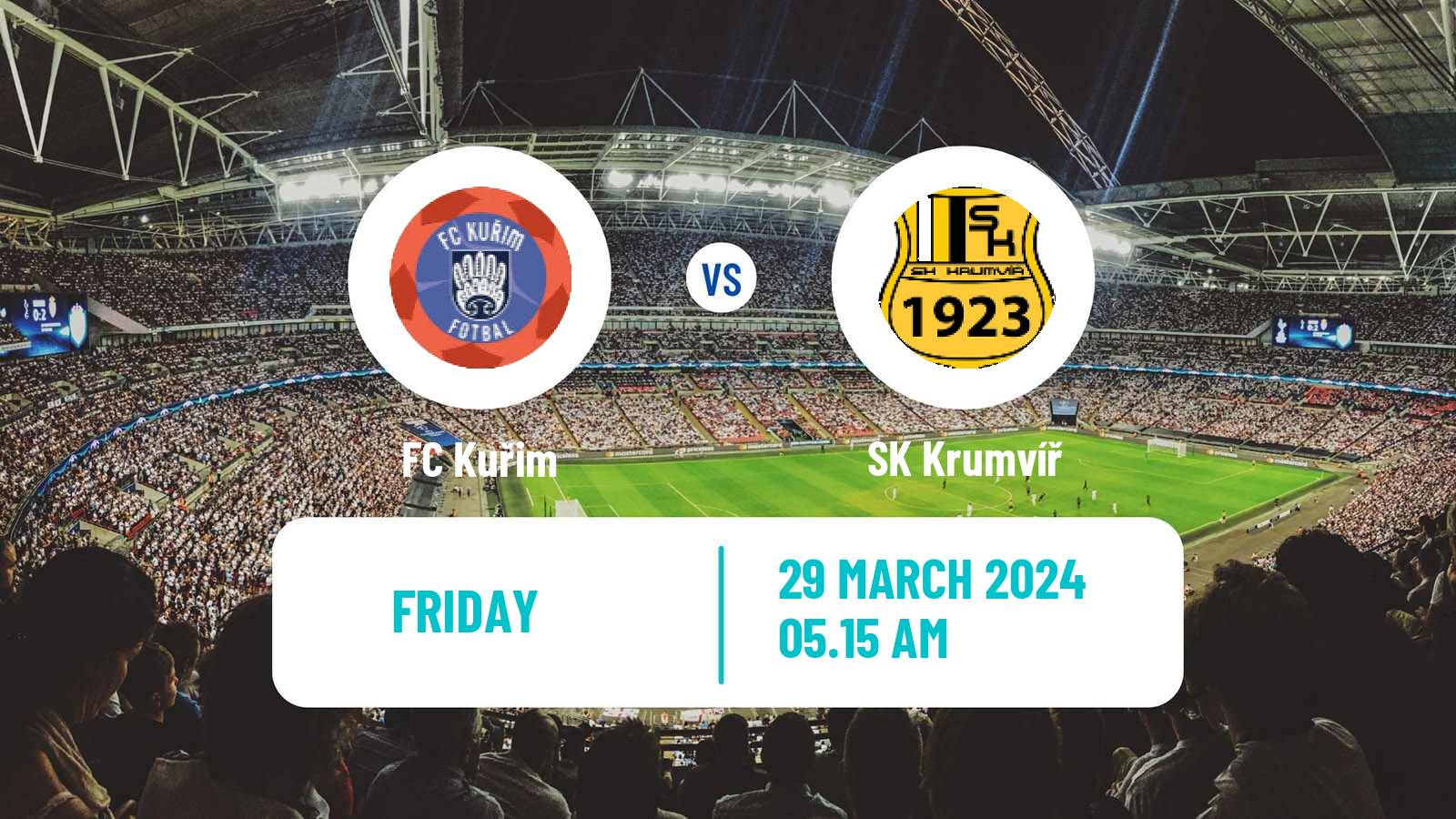 Soccer Czech Jihomoravsky KP Kuřim - Krumvíř