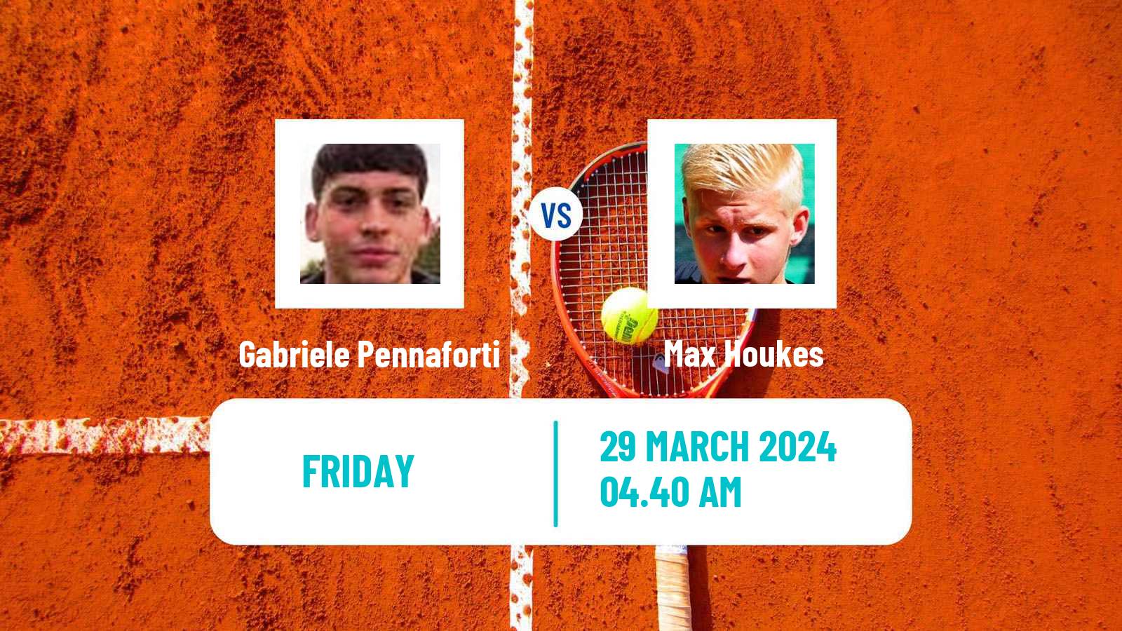 Tennis ITF M25 Santa Margherita Di Pula Men Gabriele Pennaforti - Max Houkes