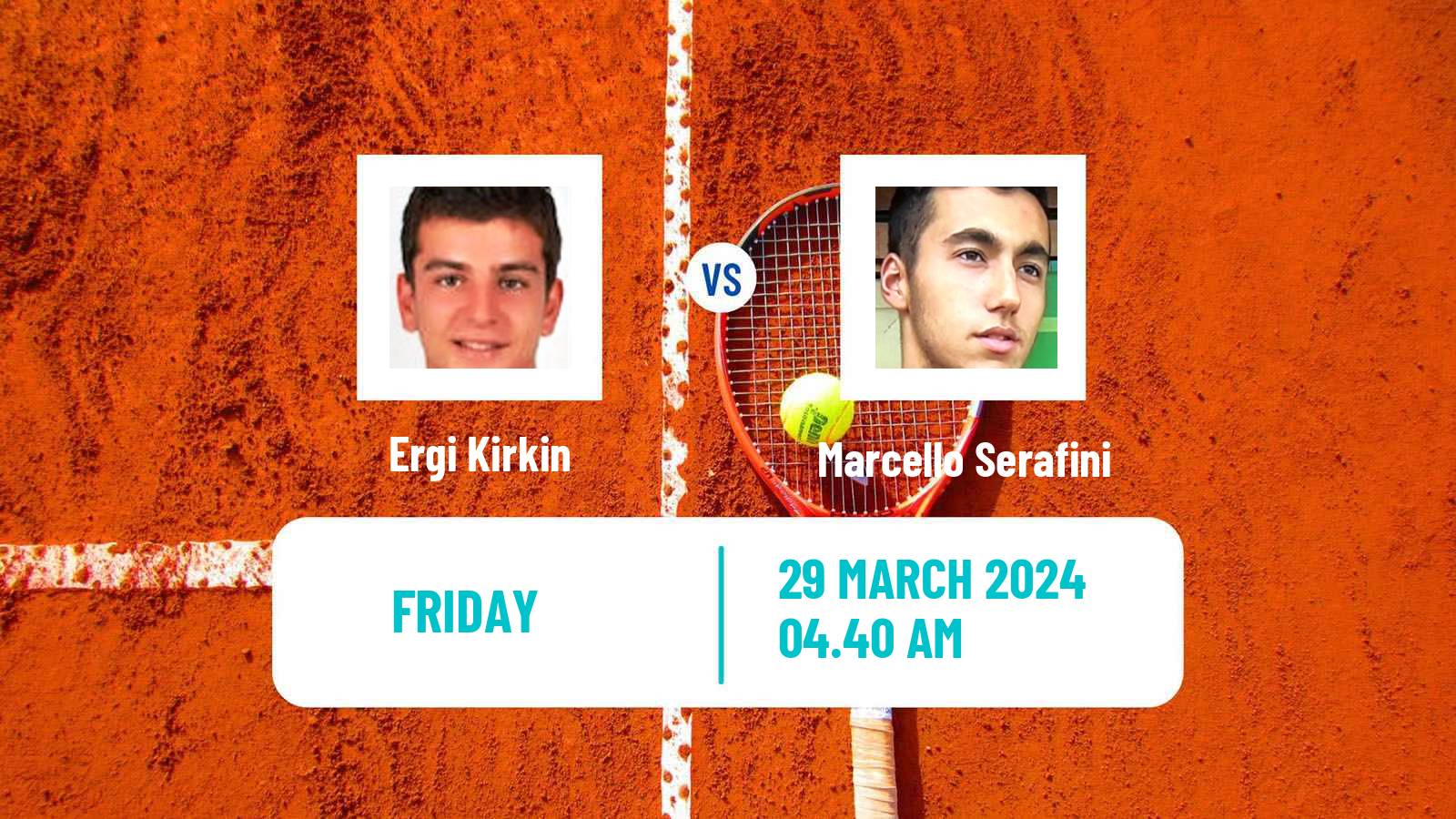 Tennis ITF M25 Santa Margherita Di Pula Men Ergi Kirkin - Marcello Serafini