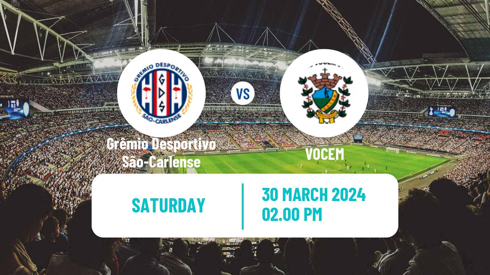 Soccer Brazilian Campeonato Paulista A4 Grêmio Desportivo São-Carlense - VOCEM